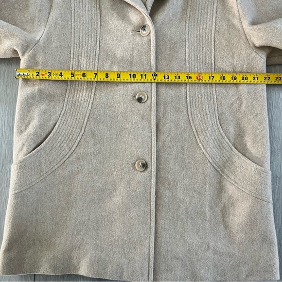 London Fog Women’s Oversized Coat Beige Size 10P - Picture 11 of 16